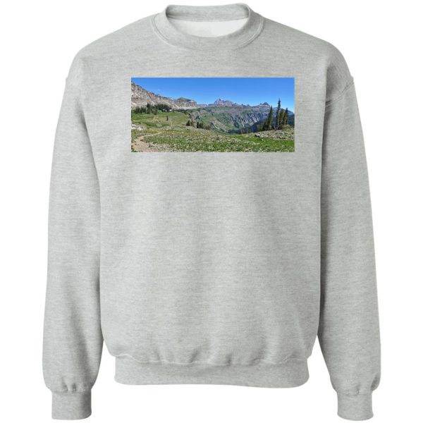 teton crest trail panorama sweatshirt