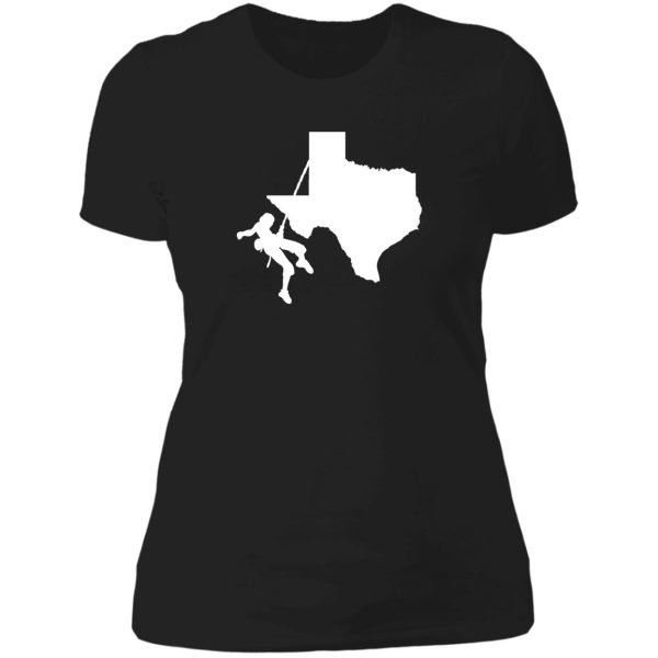 texas climbing design usa nice gift trip memories for friends and family lady t-shirt