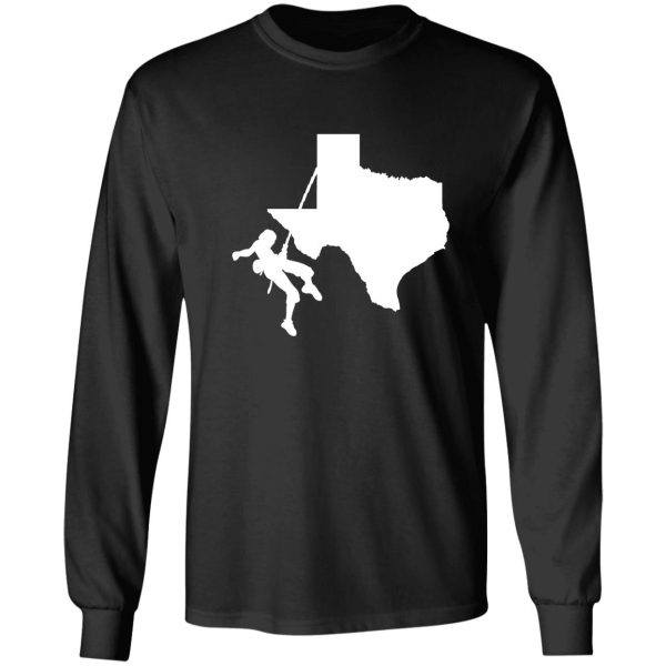 texas climbing design usa nice gift trip memories for friends and family long sleeve