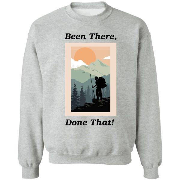 that one special backpacking trip sweatshirt