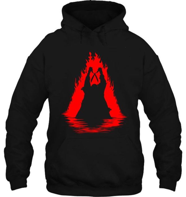 the burning hoodie