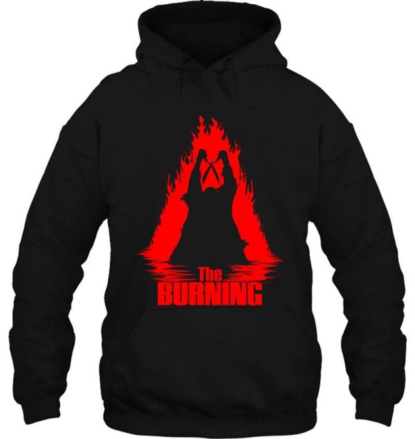 the burning hoodie