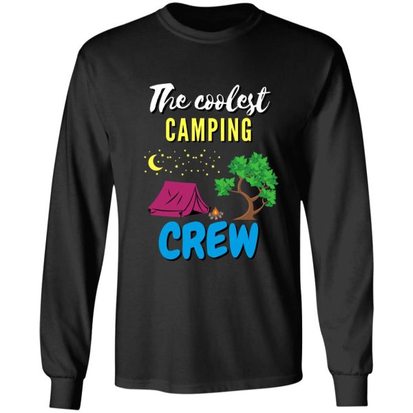 the coolest camping crew long sleeve