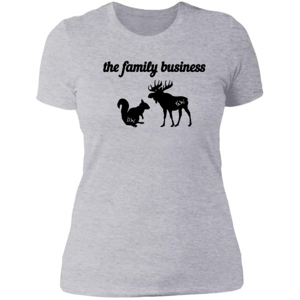 the family business v2 - black lady t-shirt
