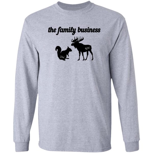 the family business v2 - black long sleeve
