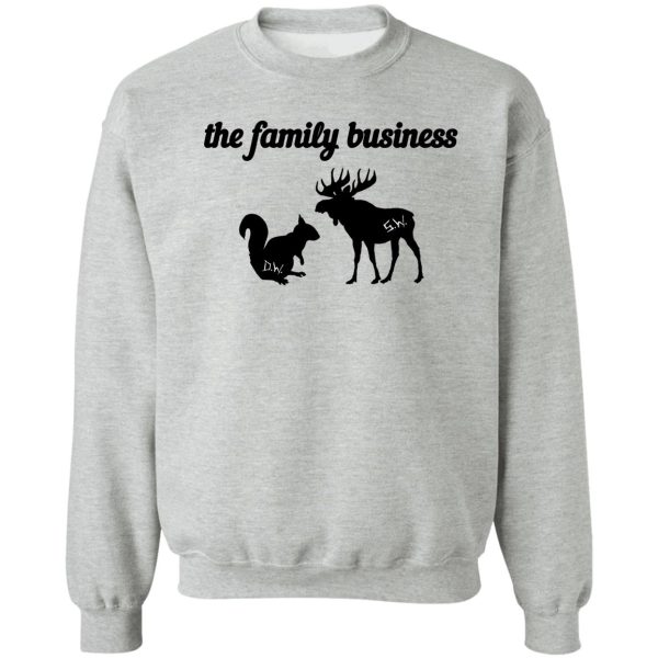 the family business v2 - black sweatshirt