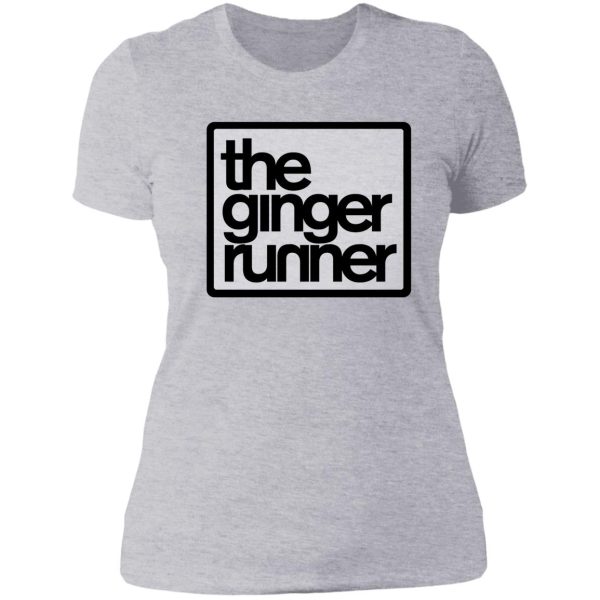 the ginger runner lady t-shirt