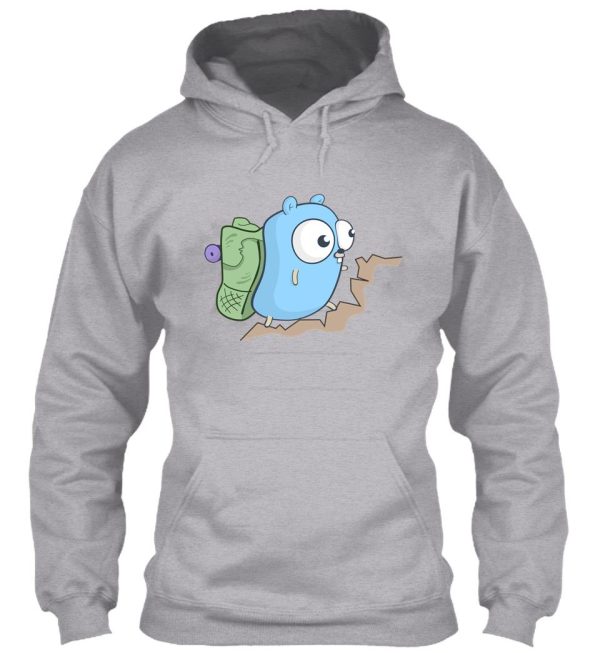 the go gopher hiking hoodie