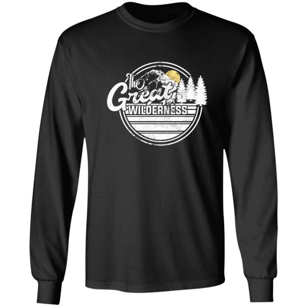 the great wilderness hiking climbing nature camping long sleeve