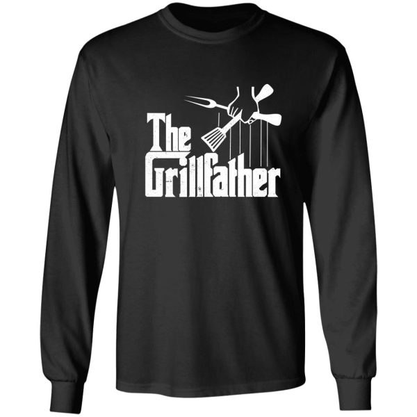 the grillfather funny bbq party shirt long sleeve