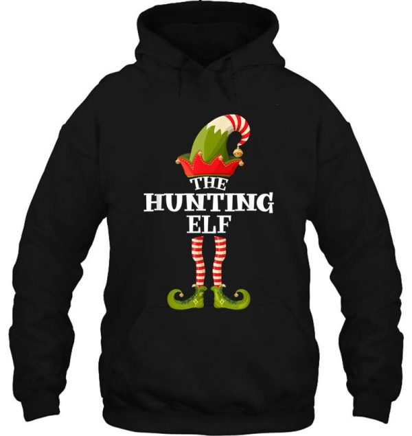 the hunting elf shirt funny christmas group matching family hoodie
