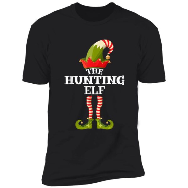 the hunting elf shirt funny christmas group matching family shirt