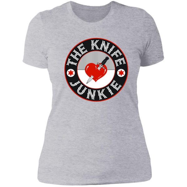 the knife junkie lady t-shirt