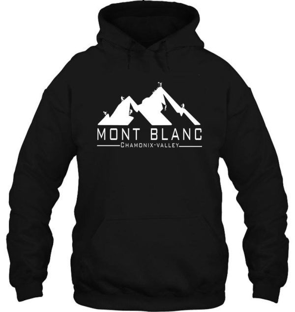 the mont blanc chamonix valley hoodie