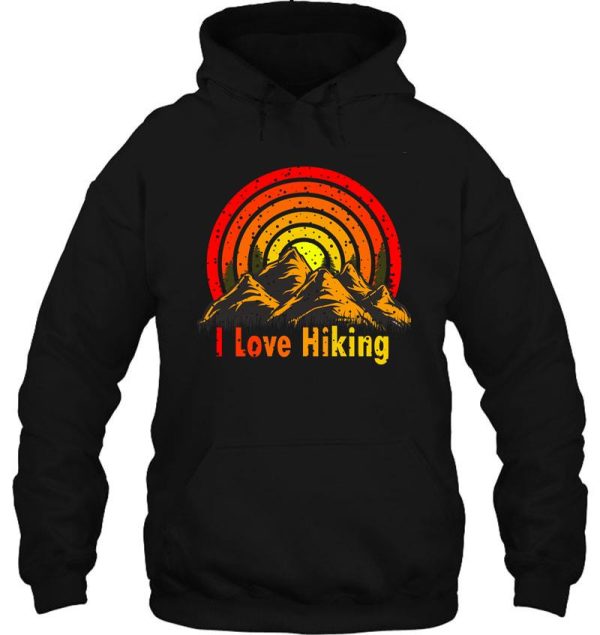 the mountains are calling .hiking is my therapy. hiking mountains camping outside .i love hiking hunting camping hoodie