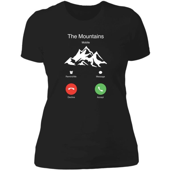 the mountains are calling iphone sweater & tees lady t-shirt