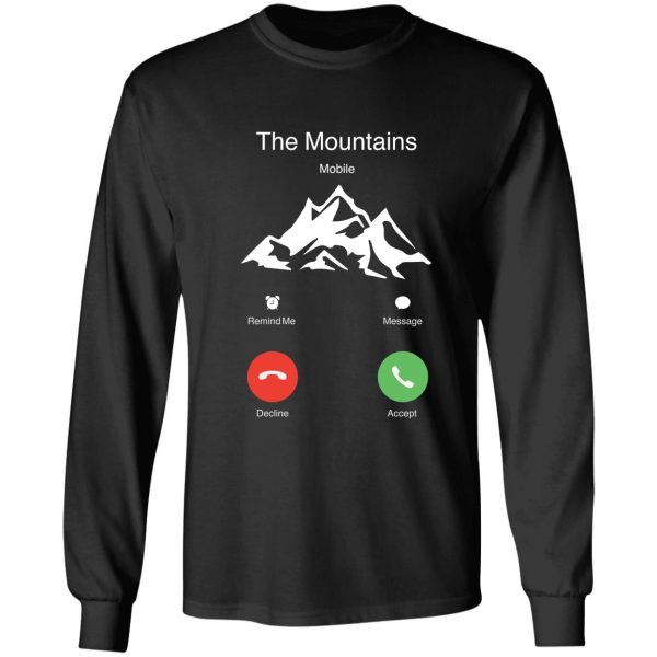 the mountains are calling iphone sweater & tees long sleeve