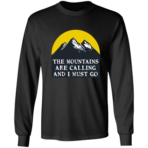 the mountains are calling long sleeve