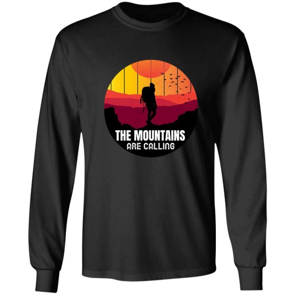 the mountains are calling long sleeve