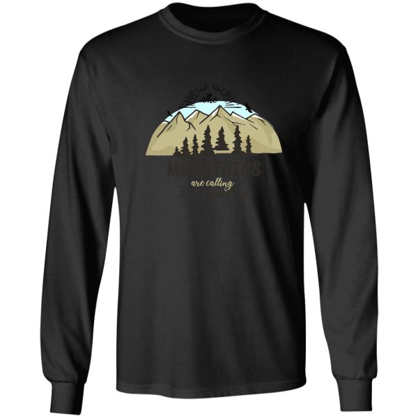 the mountains are calling long sleeve