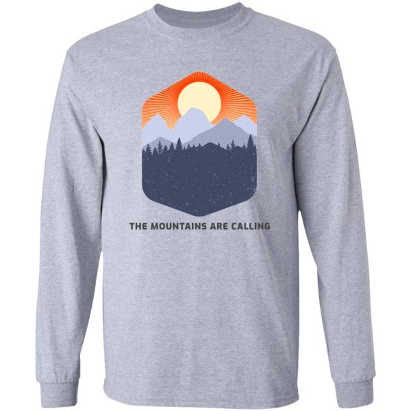 the mountains are calling long sleeve