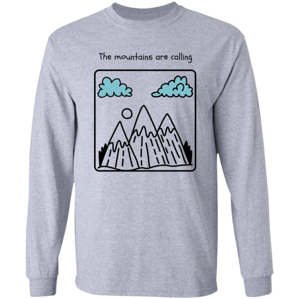 the mountains are calling long sleeve