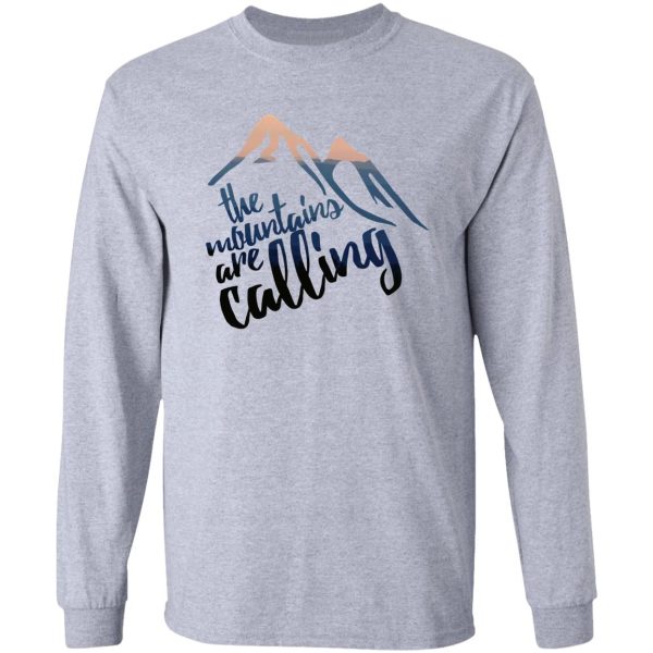 the mountains are calling long sleeve