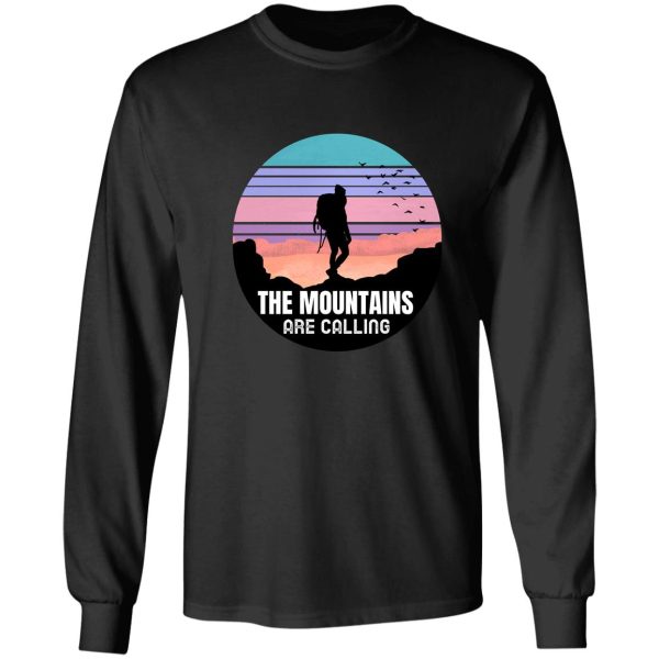 the mountains are calling long sleeve