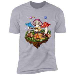 the mushrooms campfire in universe shirt