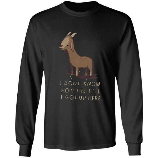 the mystery of tree climbing goats long sleeve