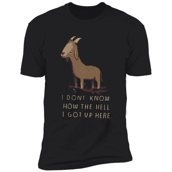 the mystery of tree climbing goats shirt