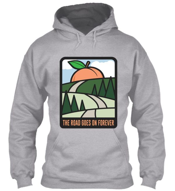 the road goes on forever hoodie