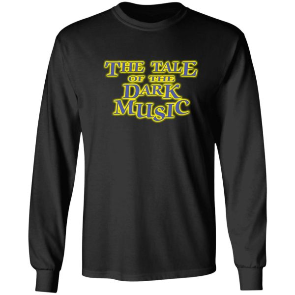 the tale of the dark music are you afraid of the dark episode title typography long sleeve