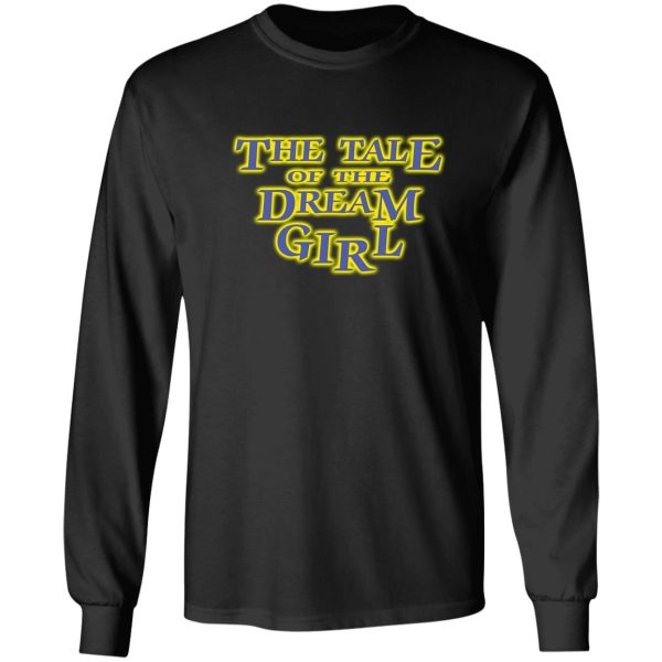 the tale of the dream girl are you afraid of the dark episode title typography long sleeve