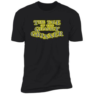 the tale of the ghastly grinner | are you afraid of the dark | episode title typography shirt