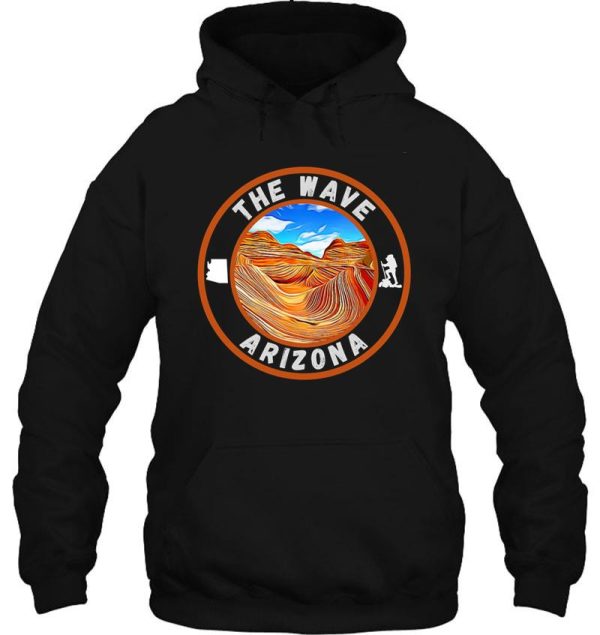 the wave arizona sandstone hike hoodie