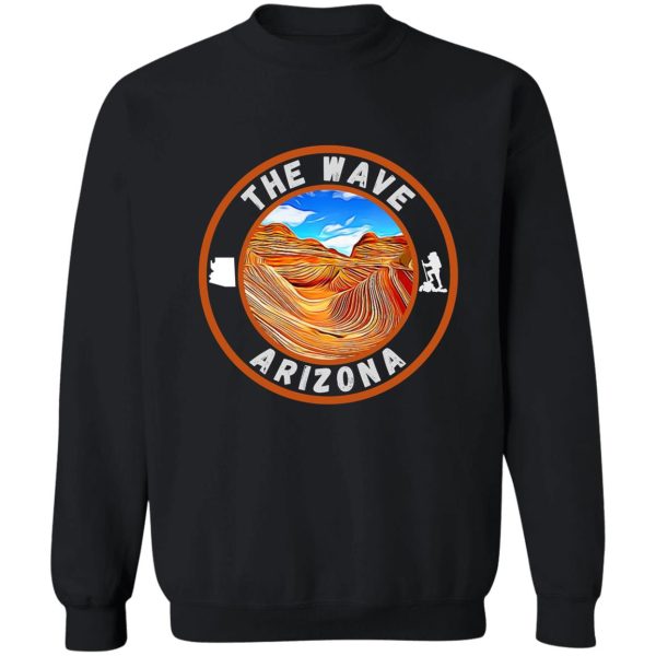 the wave arizona sandstone hike sweatshirt