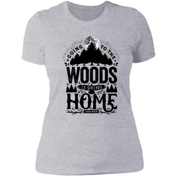 the woods lady t-shirt