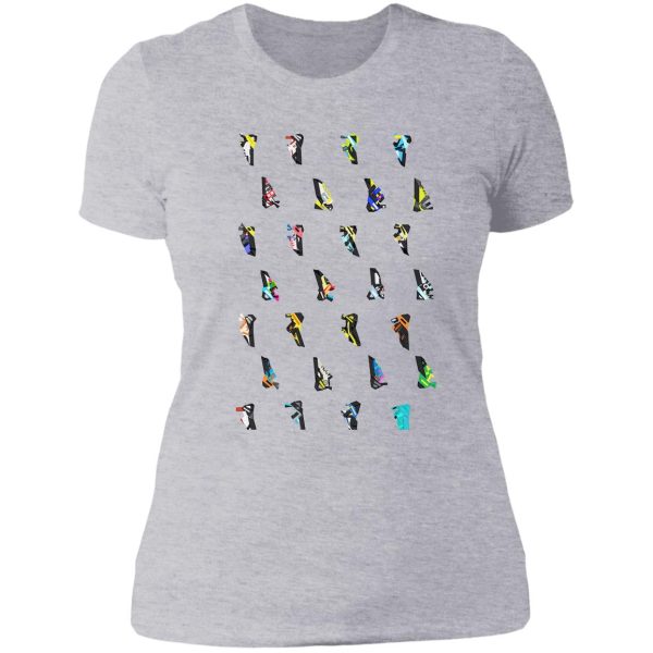 these shoes are made for climbing lady t-shirt