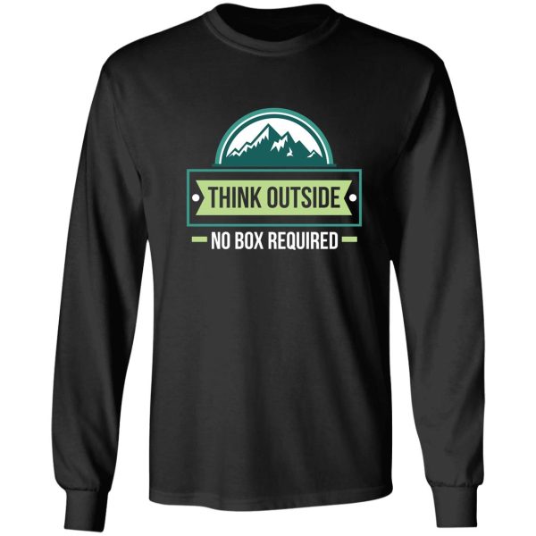 think outside no box required long sleeve
