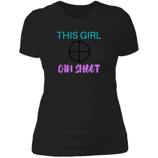 this girl can hunt lady t-shirt