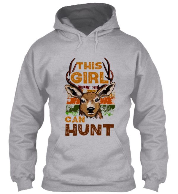 this girl can hunt - women hunter gift hoodie