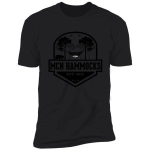 this is the company logo for mcn hammocks shirt