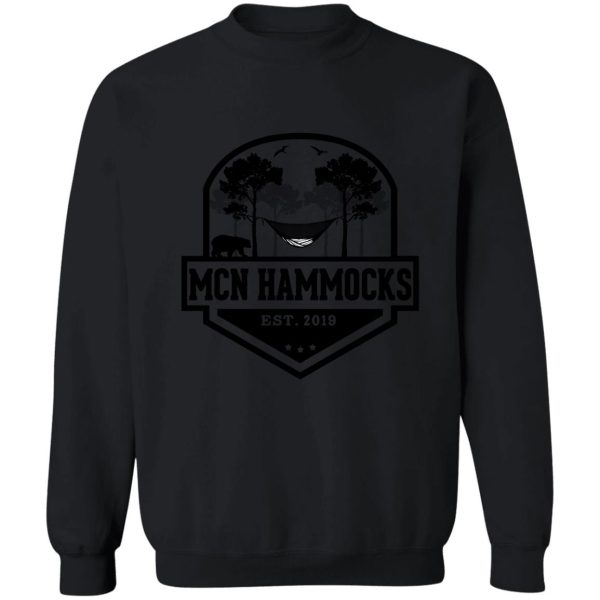 this is the company logo for mcn hammocks sweatshirt