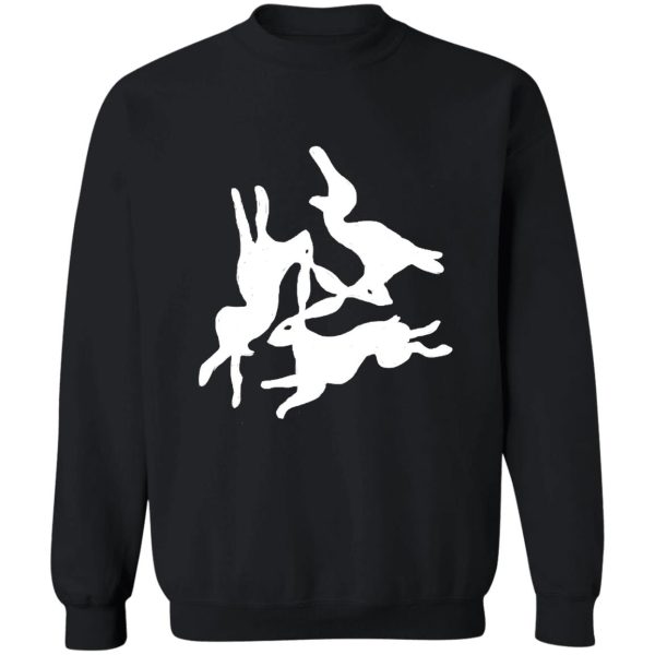 three lucky hares sweatshirt