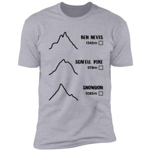 three peaks challenge tick-off shirt