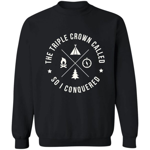 thru-hiker triple crown pct at cdt sweatshirt