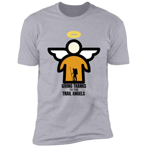 thru-hiking design. giving thanks to the trail angels. shirt