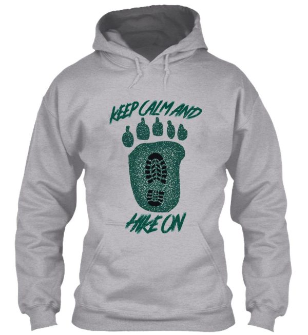 thru hiking the pct trail design. keep calm hike on when you enter your bear territory.. hoodie