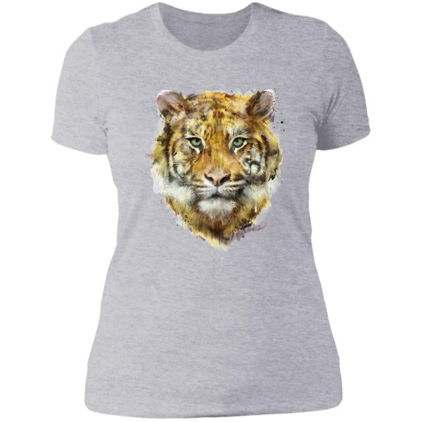 tiger strength lady t-shirt